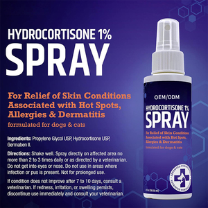 <span class=keywords><strong>Spray</strong></span> Antipicazón para Mascotas, <span class=keywords><strong>Spray</strong></span> para el Cuidado de la Piel <span class=keywords><strong>Antiacaros</strong></span> para Perros y Gatos, Alivia la Picazón, Infecciones y Alergias, Desodorante, Personalizable - Product Image 1
