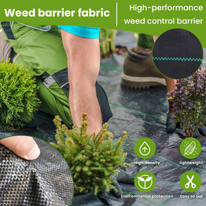 Tela cuadrada perforada para control de malezas, tela tejida para cortar agujeros, tela para esterilla de malezas para árboles e invernaderos - Product Image 6