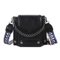 Pochette Téléphone Grande Capacité Star, Porte-Monnaie Bohème Tendance Polyvalent pour Femme, Petit Sac Double Couche Vintage Hiver avec Chaînes