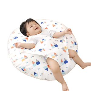 Almohada de lactancia con memoria 100%, cojín interior extraíble para bebés y mamás para masaje y uso en aviones - Product Image 1