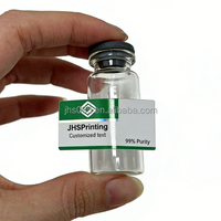 Étiquettes autocollantes personnalisées en vinyle pour flacons de peptides de 3 ml, 5 ml, 10 ml, résistantes à l'eau, pour la perte de poids