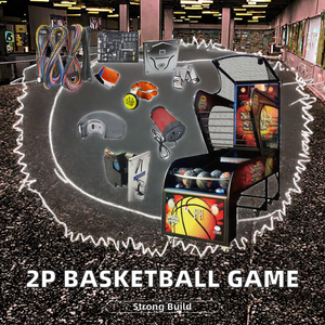 Máquina de Baloncesto de Interior para 2 Jugadores, Operada con Monedas, Juego Divertido, Personalizable en Inglés, Konghui KH-BH-01, Enchufe Europeo, para Mayores de 6 Años - Product Image 2