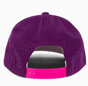 Gorra de golf impermeable personalizada con perforaciones cortadas a láser, gorra de béisbol deportiva de 7 paneles para hombre - Product Image 3