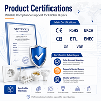 Adaptador en Forma de T Blanco Certificado por TUV Rheinland, 1 Schuko Tipo F 16A, 2 Euro Tipo C 2.5A, Interruptor Basculante Rojo, Doble Aislamiento, CE