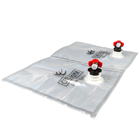 Sac en boîte avec valve pour cola personnalisé, emballage aseptique en feuille d'aluminium