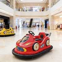 Fiberglas Akülü Çarpışan Arabalar, LED Işıklı Kapalı Alan Dodgem, Ticari Parklarda Çocuklar ve Yetişkinler için Çarpışma Önleyici Oyuncaklar