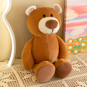 Ensemble de peluches d'animaux de la forêt réalistes, jouets de fête sur le thème de la jungle, lion, éléphant, girafe, tigre, animaux en peluche doux pour cadeau d'anniversaire bébé - Product Image 4