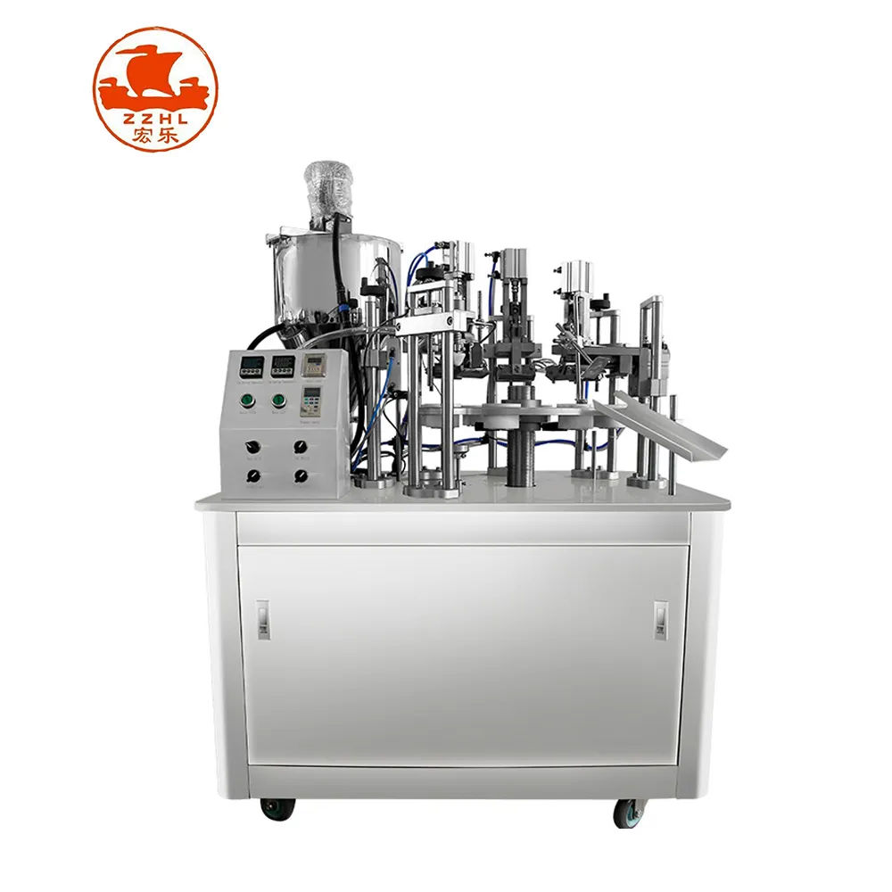 Lotion Soft Alu Tube Füll-und Versiegelung maschine Alu Tube Filling Sealing Machine Zum Verkauf China