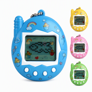 Console de <span class=keywords><strong>jeu</strong></span> électronique numérique pour animaux virtuels, jouet d'adoption de chiot, avec 197 animaux, porte-clés interactif, cadeau amusant pour les voyages - Product Image 2