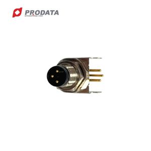 Connecteur mâle à angle droit M8 3 broches PCB Dip Solder pour les applications automobiles - Product Image 1
