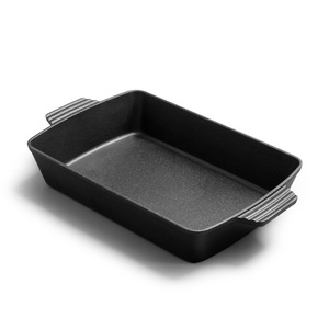 Factory Direct Sales Cast Iron No Coating Roast Fish Frying <strong>Pan</strong> Thickened Heat <strong>Preservation</strong> Non-stick Rectangular Baking <strong>Pan</strong> - Product Image 2