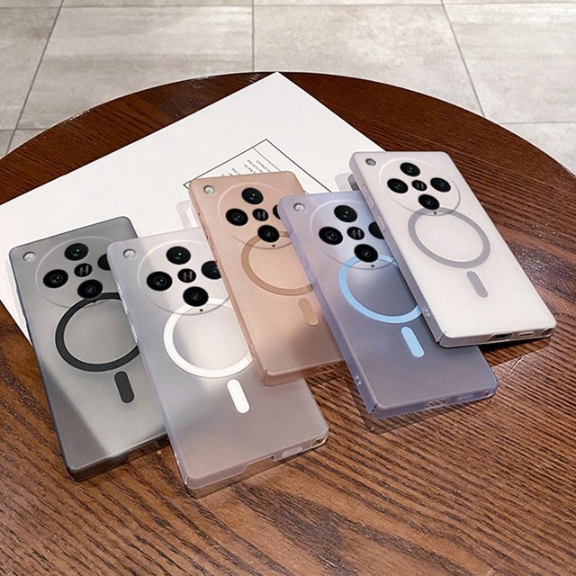 Magnetic Slim Matte Clear Phone Case for OPPO Find X8 Pro Find X7 Ultra X6 A2 A3 Pro Wireless Charger Colorful PC Phone Cover