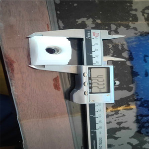 <b>Plastic</b> Connector <b>Block</b> M10 White Injection Molded For Construction Use - Product Image 2