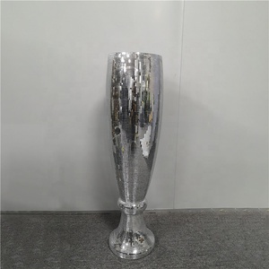 Macetas <span class=keywords><strong>Grandes</strong></span> de Fibra de Vidrio Estilo Rústico Clásico, Ecológicas y Duraderas, <span class=keywords><strong>para</strong></span> Decoración de Interiores del Hogar, Jardín y <span class=keywords><strong>Restaurantes</strong></span> - Product Image 4