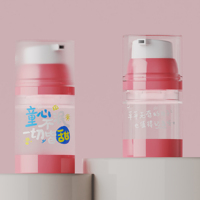 Source Usine De Luxe En Plastique Airless Pompe Bouteilles Personnalisé 100ml 120ml 150ml PP Crème Lotion Sous Vide