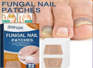 Venta caliente Eelhoe Cuidado de las uñas <span class=keywords><strong>Tratamiento</strong></span> de hongos Reducir el espesor Parches de uñas antihongos a base de hierbas naturales 32 piezas - Product Image 2