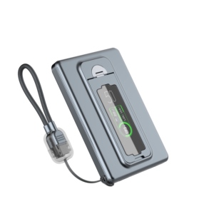 พาวเวอร์แบงค์แม่เหล็กไร้สายแบบบางพิเศษ 5000mAh พร้อมสายชาร์จ  โลโก้สั่งทำได้ - Product Image 5