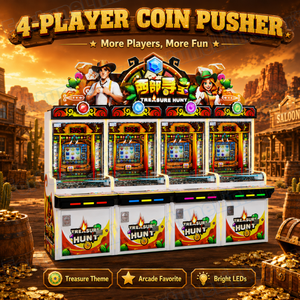 Macchina Arcade a Spinta Monete a Tema Western Cowboy, ad Alto Profitto, per 4 Giocatori, per Centri Divertimento - Product Image 2