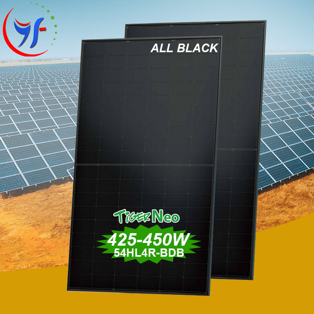 Jinko 440w All Black Solar Panel Full Black 435W 440W 445W 450W Solar Panels Pv Module EU Warehouse