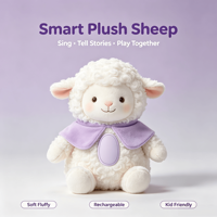 Juguete de Peluche Interactivo con Forma de Oveja, Canta y Cuenta Historias, para Bebés y Niños, Regalo de Cumpleaños, Suministro de Fábrica