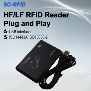 Lecteur de cartes RFID USB de bureau 125KHz pour contrôle d'accès et enregistrement, compatible avec <span class=keywords><strong>Windows</strong></span>, Linux, Android - Product Image 1