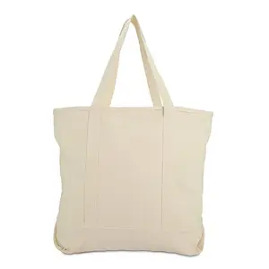 Borsa Tote all'ingrosso di alta qualità Eco Friendly Shopping Tote Bag riutilizzabile in tela di cotone con Logo personalizzato