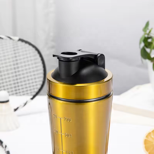 Botella de agua de gimnasio al vacío sin BPA de 500ml, agitador de proteínas, mezclador de licuadora de gimnasio, mezclador de proteínas de acero inoxidable para gimnasio - Product Image 4