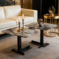 Table basse de style italien moderne de luxe, table basse en marbre sur mesure pour salon éthiopien, vente en gros pour la maison