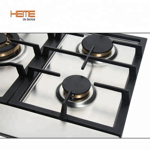 CE Approved 90cm Italian Universal Built-In Gas <b>Stove</b> with Brass Burner Gas Cooktops - Product Image 4