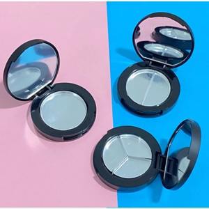 Blush Sample Box With <b>Mirror</b> 40mm Round <b>Plastic</b> Compact For Makeup Swatch Testing - Product Image 2