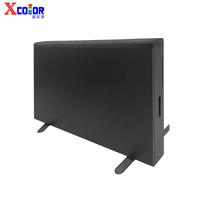 Pantalla LED para Estadios de Doble Cara P4, Pantalla para Campos Deportivos al Aire Libre, Impermeable, Cartel Publicitario LED de Doble Cara para Canchas de Fútbol