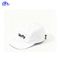 Topi Bisbol 5 Panel Minimalis Bermotif Anti Air Bahan Mesh, Fashion Unisex Empat Musim, Olahraga Luar Ruangan, Kasual, Pelindung Matahari
