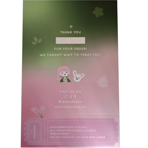 Logo personalizzato in carta nera del produttore biglietto <span class=keywords><strong>di</strong></span> auguri <span class=keywords><strong>di</strong></span> nozze <span class=keywords><strong>libro</strong></span> <span class=keywords><strong>di</strong></span> ringraziamento per piccole imprese con cuciture a sella stampa OEM - Product Image 3