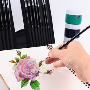 Ensemble <span class=keywords><strong>de</strong></span> pinceaux d'artiste <span class=keywords><strong>Paul</strong></span> Cézanne, 15 tailles différentes, formes variées, manche en bois, virole en cuivre, pour acrylique/nylon, huile/acrylique, <span class=keywords><strong>toile</strong></span> - Product Image 5