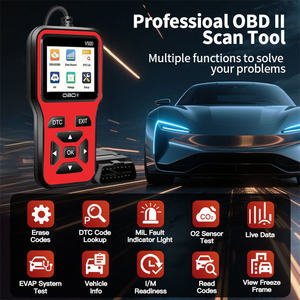 Dispositivo Diagnostico Universale V500-1 per <span class=keywords><strong>Auto</strong></span>, Lettore di Codici OBD2, Analizzatore Motore, Scanner OBD2 con Schermo, Macchina Diagnostica per Tutte le <span class=keywords><strong>Auto</strong></span> - Product Image 3