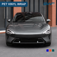 Rouleau de film vinyle gris métallisé brillant de qualité supérieure pour covering automobile, garantie de qualité