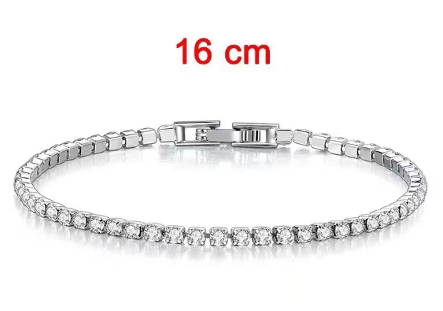 316l stainless steel tennis bracelet