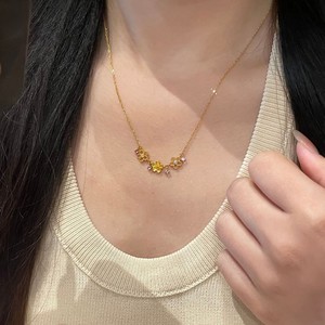 Collar de Perlas con Lazo Dulce y Exquisito de Plata Pura S925, Diseño Japonés Versátil, Cadena de Clavícula Moderna y Elegante - Product Image 1