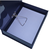 Caja de Archivo de Oficina de Polipropileno, Caja para Documentos A4 con Clip de Presión, Almacenamiento de Archivos de Tres Pulgadas con Etiqueta de Clasificación