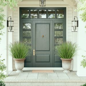 Hierba de Trigo Artificial Resistente a los Rayos UV, Ramas Artificiales con Tallos Verdes para Decoración de Jardín, Ventanas, Oficina, Interiores y Exteriores - Product Image 2