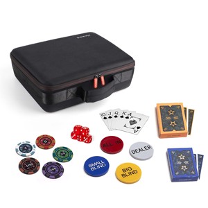 Boîte de rangement de voyage personnalisée en EVA pour jetons de poker de casino, étui à poker - Product Image 1