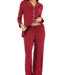 High quality women home wear pajamas spring autumn and winter Modal long sleeve home wear set