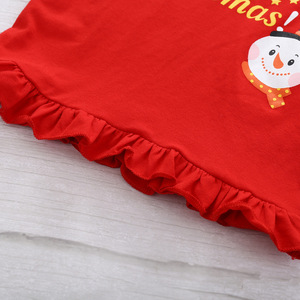 Christmas Kids Clothes Santa Baby Sets Girls Casual Suit With <b>Bell</b> Bottom Pants of China - Product Image 5