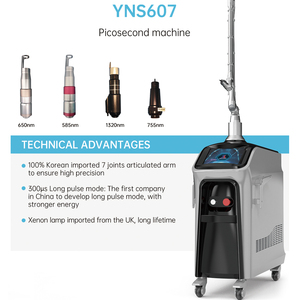 Q-switched Nd Yag macchina Laser rimozione tatuaggio Laser Pico Laser rimozione del pigmento picosecondo - Product Image 4