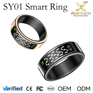 SY01 แหวนอัจฉริยะรุ่นใหม่พร้อมหน้าจอ LED กันน้ำระดับ IP68 ตรวจวัดสุขภาพ HRV SpO2 รองรับโหมดกีฬาหลากหลาย ติดตามการนอนหลับ สำหรับ Android - Product Image 4
