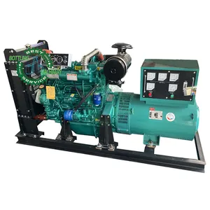 Электрический резервный дизельный генератор открытого типа 20kva 16kw 800KVA 640Kw 110V - 480V