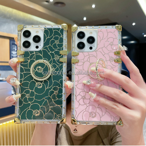 2023 nouveau porte-bague en diamant fleur fantaisie Bling paillettes couverture de téléphone pour tecno POVA 5 CAMON20 PRO 5g Spark10 pro/HOT30 étui - Product Image 2