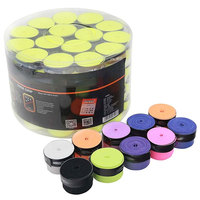 Raquette de tennis personnalisée surgrip mélange de couleurs matériau PU mince amortissement à sec 60 pièces/boîte