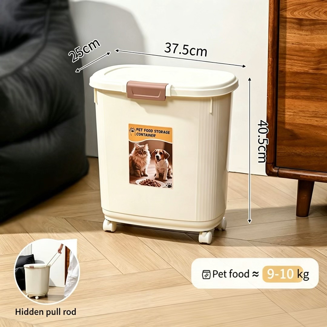 Cream white-coffee button-9-10 kg wheels