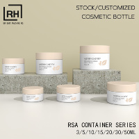 Pot à baume à lèvres mini transparent personnalisé en PETG 3g 5g 10g 15g 20g avec bouchon à vis 205g, contenant cosmétique pour crème visage et yeux, masque, sel corporel